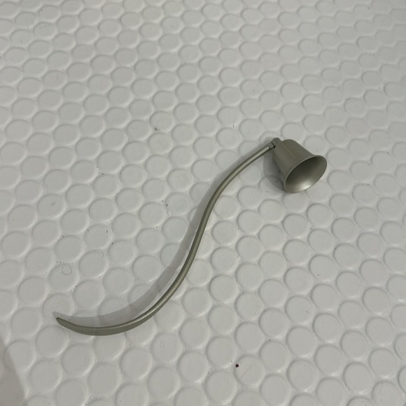 Retired Partylite Silver Decorative Candle Snuffer - Picture 2 of 3